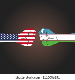 Conflict between countries: USA vs Uzbekistan