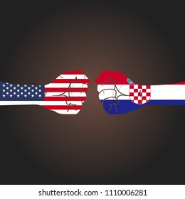 Conflict between countries: USA vs Croatia