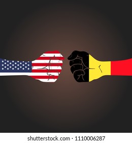 Conflict between countries: USA vs Belgium