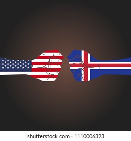 Conflict between countries: USA vs Iceland