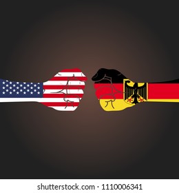 Conflict between countries: USA vs Germany