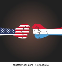 Conflict between countries: USA vs Luxembourg
