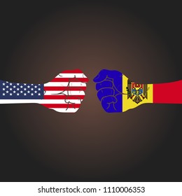 Conflict between countries: USA vs Moldova