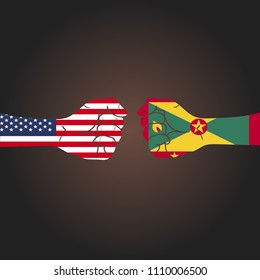 Conflict between countries: USA vs Grenada