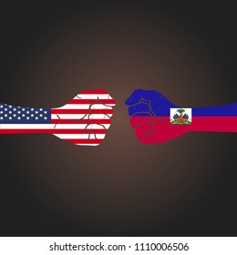 Conflict between countries: USA vs Haiti