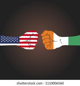 Conflict between countries: USA vs Côte d'Ivoire