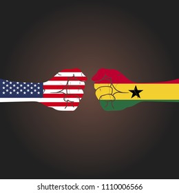 Conflict between countries: USA vs Ghana