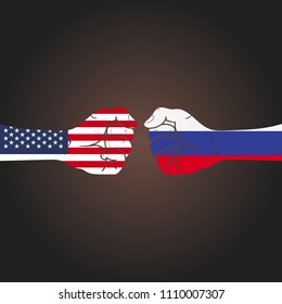 Conflict between countries: USA vs Russia