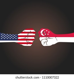 Conflict between countries: USA vs Singapore