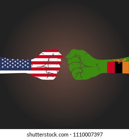 Conflict between countries: USA vs Zambia