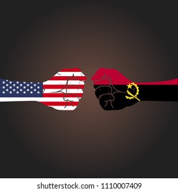 Conflict between countries: USA vs Angola