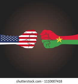 Conflict between countries: USA vs Burkina Faso