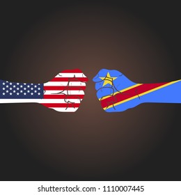 Conflict between countries: USA vs Democratic Republic of the Congo