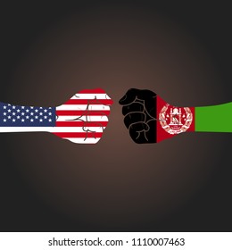 Conflict between countries: USA vs Afghanistan