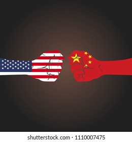 Conflict between countries: USA vs China