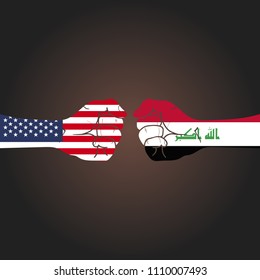 Conflict between countries: USA vs Iraq