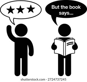O conflito entre classificação pessoal subjetiva e informações objetivas de um livro