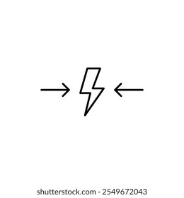 Conflict icon web design in vector