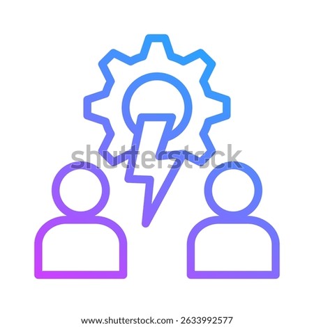 Conflict Management Icon Element For Design