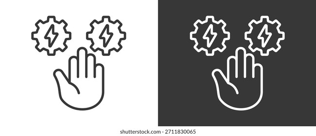 Conjunto De Iconos De Gestión De Conflictos Colección De Vector Aislada En Blanco Y Negro