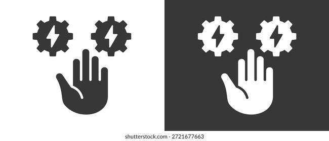 Conjunto De Iconos De Gestión De Conflictos Colección De Vector Aislada En Blanco Y Negro