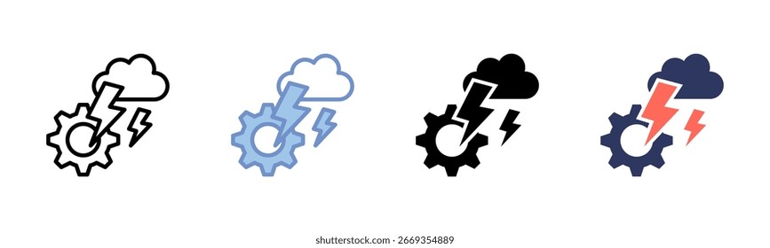 Conflict Management icon sheet multiple style collection