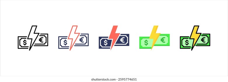Conflict Multi Style Icon Set