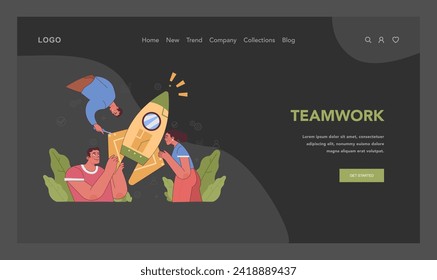 Conflict resolution concept. Individual mediates between opposing forces, representing peace and problem-solving. Visual metaphor for diplomacy. Flat vector illustration