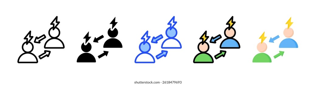 Conflict Resolution Icon Collection With Multiple Styles