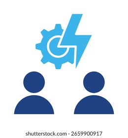 Conflict Resolution Icon Element For Design