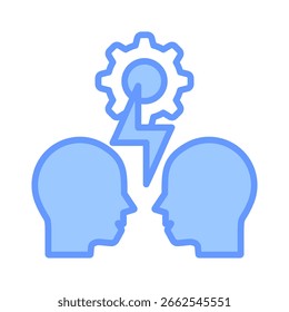 Conflict Resolution Icon Element For Design