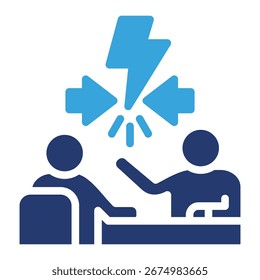 Elemento De Icono De Resolución De Conflictos Para Diseño