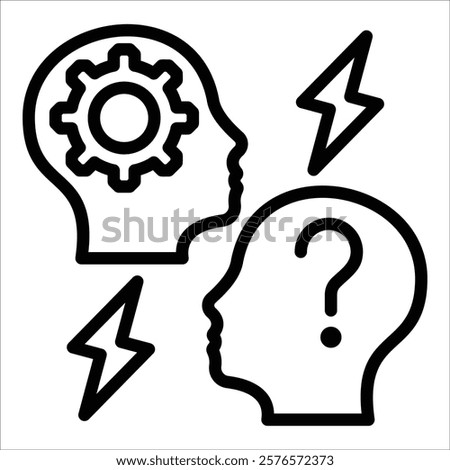 Conflict Resolution Icon Element For Design