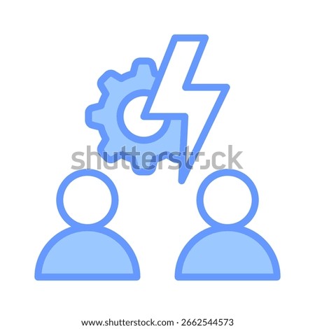Conflict Resolution Icon Element For Design