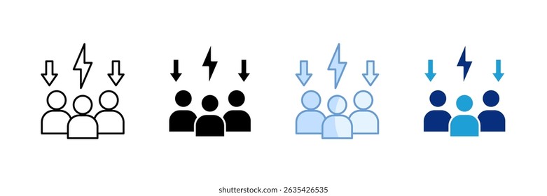 Conflict Resolution Icon Set Multiple Style Collection