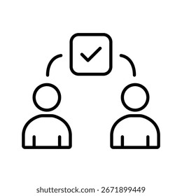 Conflict Resolution Icon Vector Illustratio, White Background