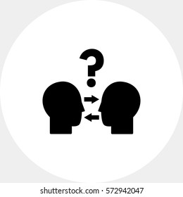 Conflict Resolution Simple Icon