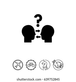 Conflict Resolution Simple Icon