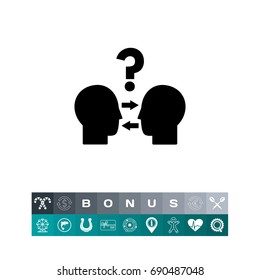 Conflict Resolution Simple Icon