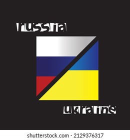 CONFLICT RUSSIA UKRAINE VECTOR DESIGN