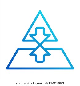 Conflict Theory Icon - Outline Gradient Icons For Sociology And Education