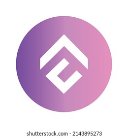 Icono de token de criptodivisa de confluencia. símbolo (token) CFX. Icono de vector criptodivisa. Ilustración de vector plano - Vector