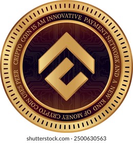 conflux-cfx cryptocurrency illustrations on abstract background. 3d illustrations.
