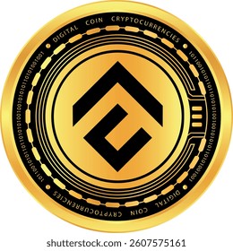 conflux-cfx cryptocurrency illustrations on abstract background. 3d illustrations.