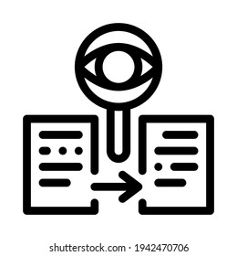 conformity of document policy line icon vector. conformity of document policy sign. isolated contour symbol black illustration