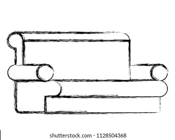 confortable sofa isolated icon