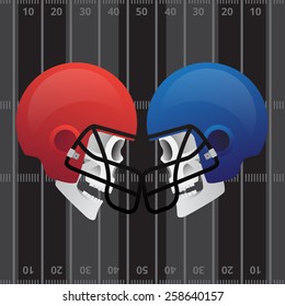 confrontation between two teams of American football