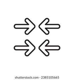 Confrontation Icon Sign Symbol Vector