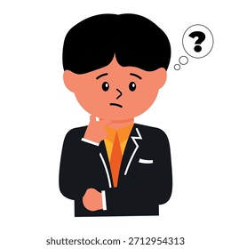 confunda o funcionário do escritório pensando em procurar respostas