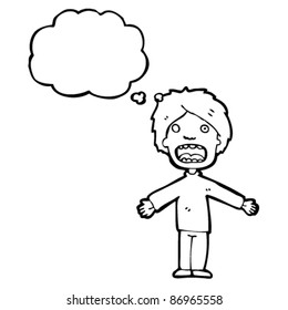 confused boy cartoon